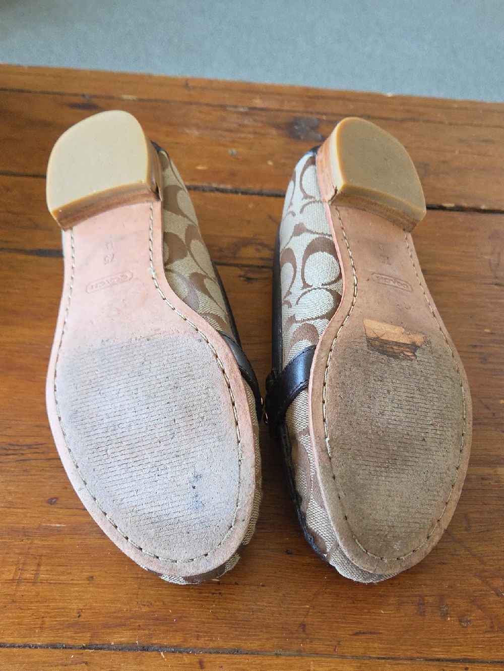 Coach Eileen Heeled Flats Size 7.5 - Picture 11 of 11